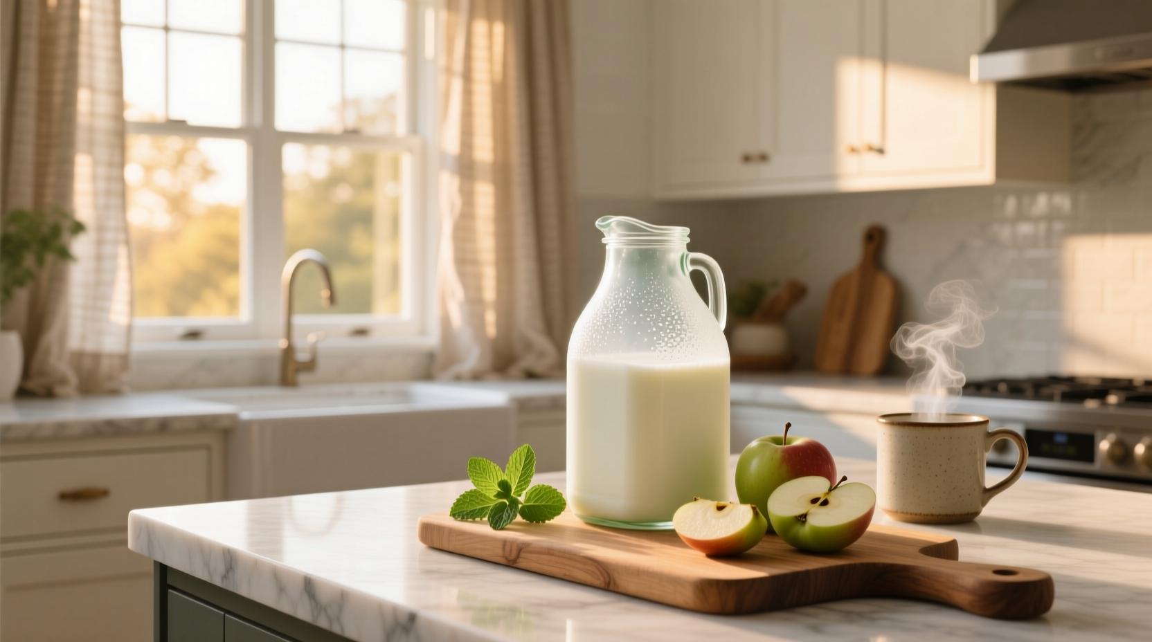 Warm kitchen scene