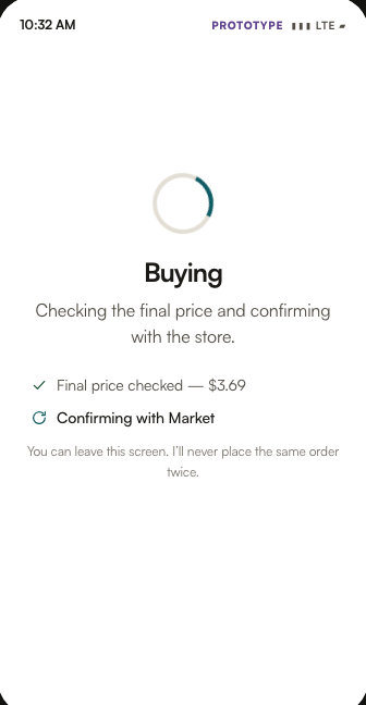 Buying mobile state